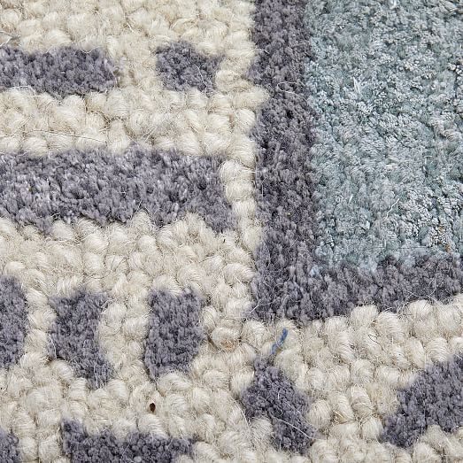 Dynasty Rug Dusty Blue west elm