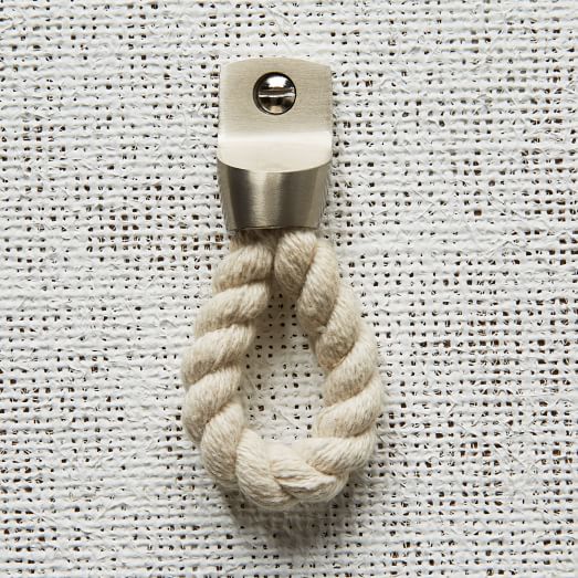 Rope + Metal Knob Cotton west elm
