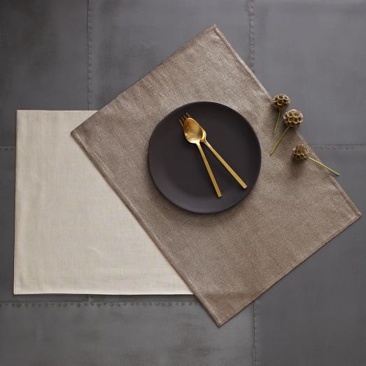 Metallic Placemat Set west elm