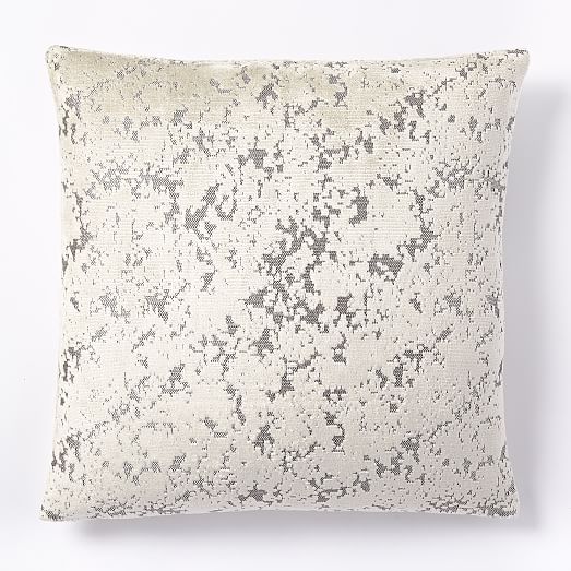 Jacquard Velvet Distressed Pillow Covers west elm