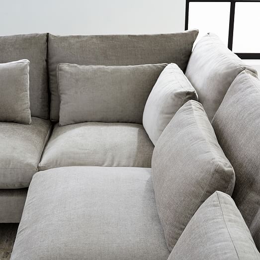 Harmony DownFilled LShaped Sectional west elm