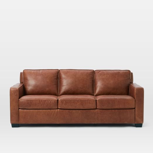 Henry® Leather Sofa (84") west elm