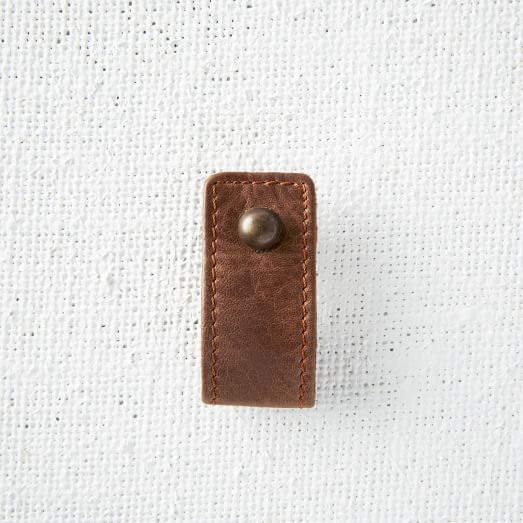 Leather Knob Brown west elm