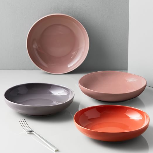 Organic Shaped Low Bowls west elm