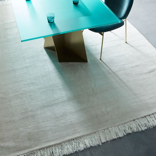 Fringe Rug Ivory west elm