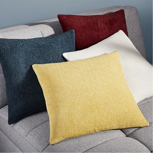 Textured Boucle Pillow Covers west elm