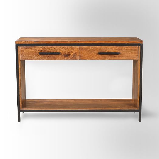 Metal + Wood Console Table west elm