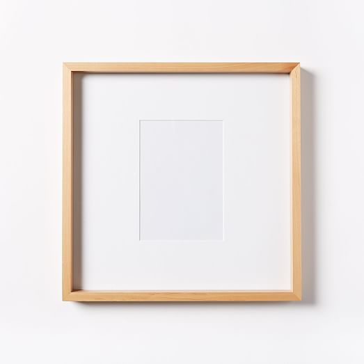 Thin Wood Gallery Frames - Wheat | west elm