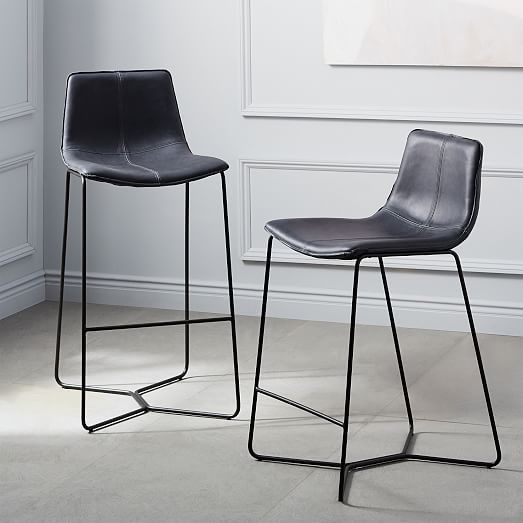 Black Leather Bar Stools Black Leather Bar Stools