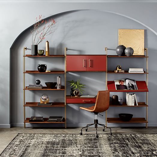 Linden MidCentury Wall Desk west elm