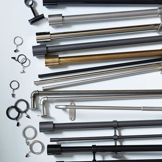 Industrial Pipe Adjustable Rods west elm