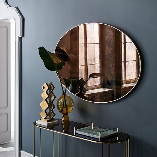 Scenery Wall Mirror Large Oval west elm