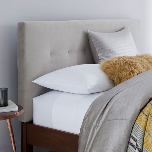 Modern GridTufted Headboard west elm
