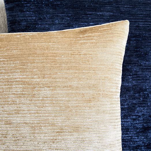 Ribbed Shine Pillow Covers west elm