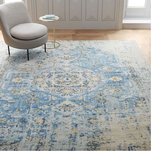 Rani Rug Blue Teal west elm