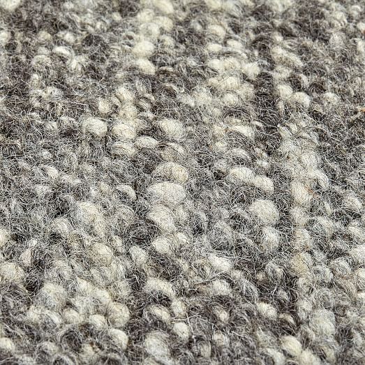 Sweater Wool Rug Charcoal west elm