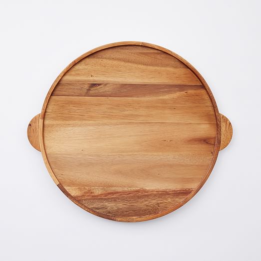 Wood Placemat Tray Round west elm