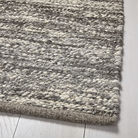 Sweater Wool Rug Charcoal west elm