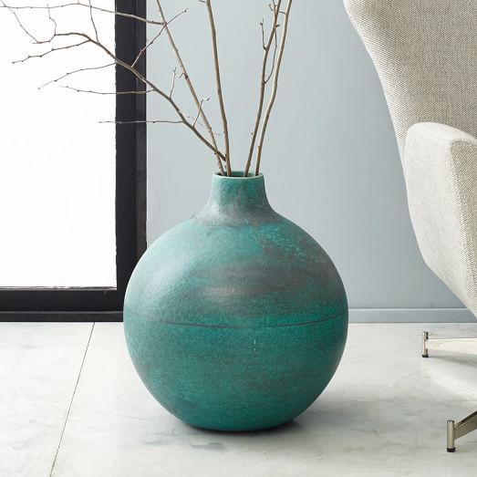 Rustic Ceramic Extra Large Vase west elm