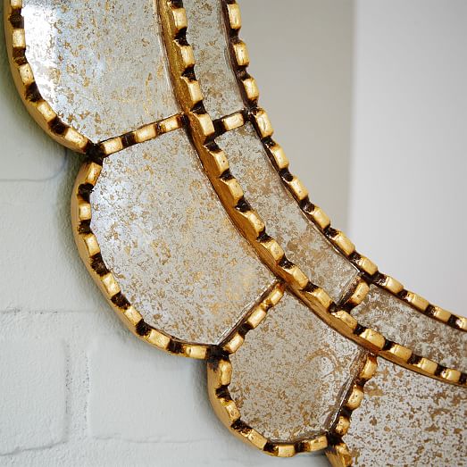 Peruvian Artisan Mirror Large Round west elm