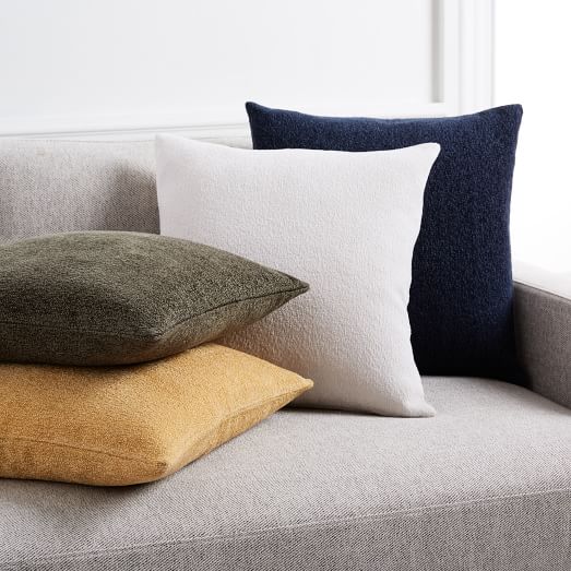 Textured Boucle Pillow Covers west elm