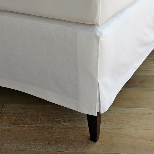 Linen Cotton Bed Skirt west elm