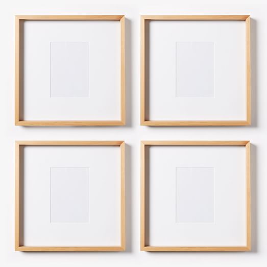 Thin Wood Gallery Frames - Wheat | west elm