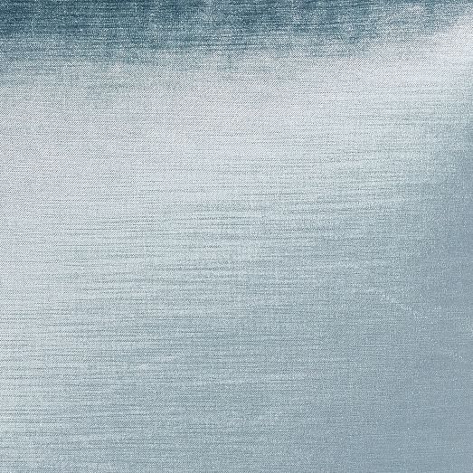 Cotton Luster Velvet Pillow Cover Dusty Blue west elm
