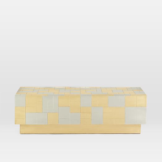 Metal Patchwork Coffee Table west elm