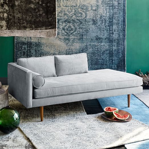 Monroe Mid-Century Chaise Lounger | west elm