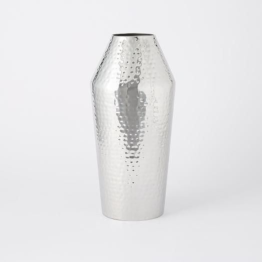 Hammered Metal Vases west elm