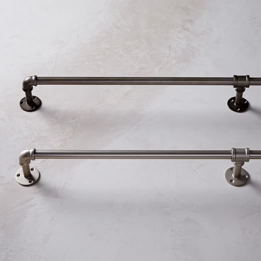 Industrial Pipe Adjustable Rods west elm