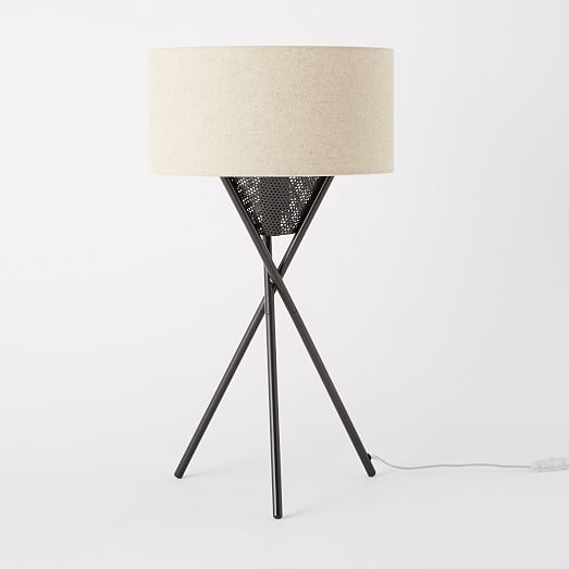 MidCentury Tripod Table Lamp Antique Bronze west elm