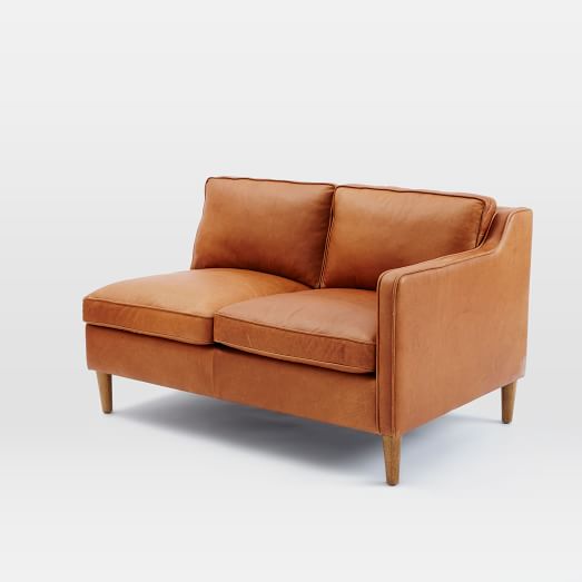 Hamilton Leather Sectional Add Ons west elm