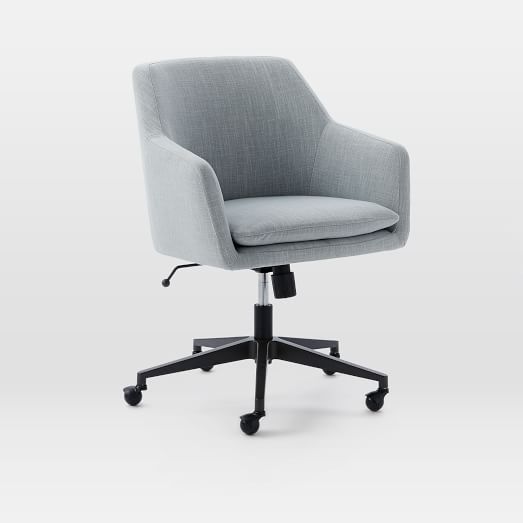 Helvetica Upholstered Office Chair | west elm