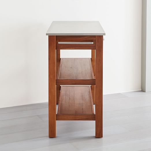 Rustic Kitchen Prep Counter west elm