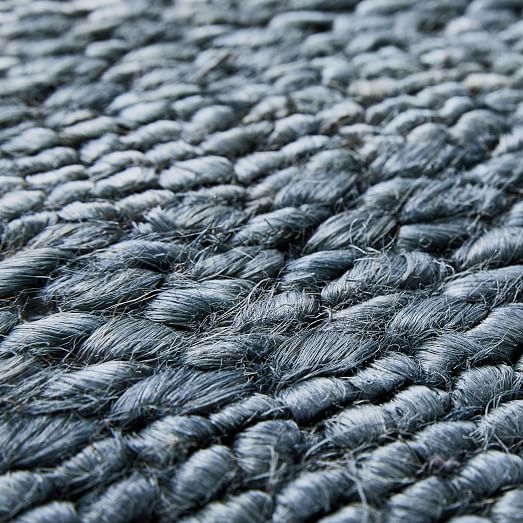 Grand Jute Rug Midnight west elm