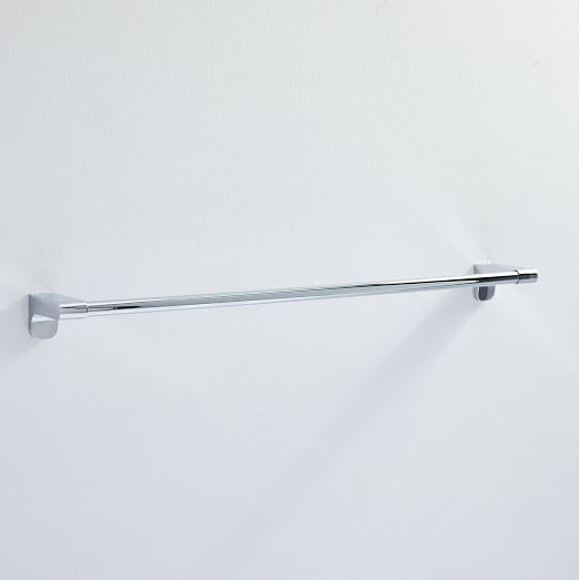 MidCentury Towel Bar Chrome west elm