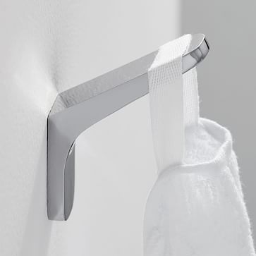 Mid-Century Towel Hook - Chrome