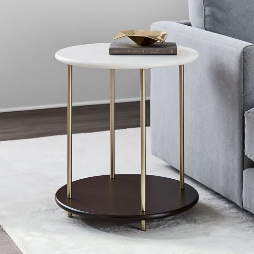 Tiered Quartz Side Table west elm