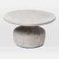 Tambor Concrete Outdoor Drum Coffee Table | west elm