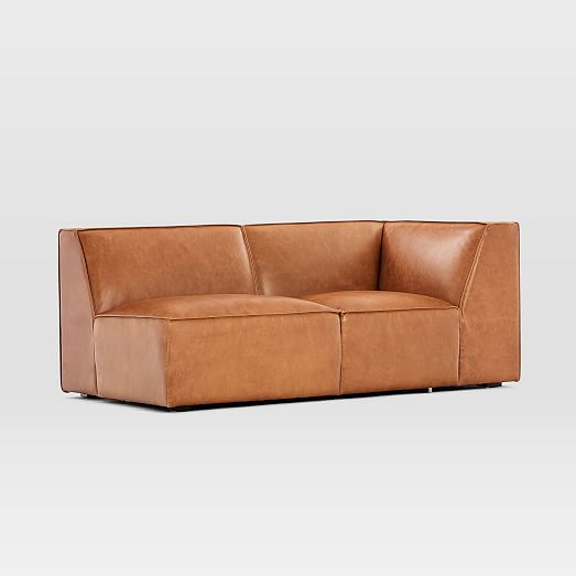 Build Your Own Sedona Leather Sectional west elm