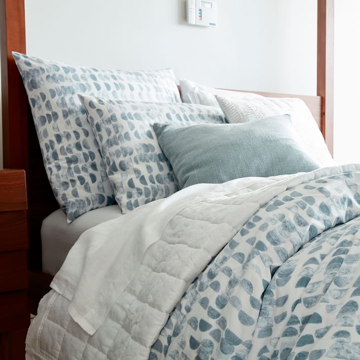 Organic Half Moon Duvet Cover + Shams west elm