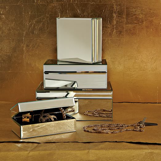 Mirrored Jewelry Box west elm