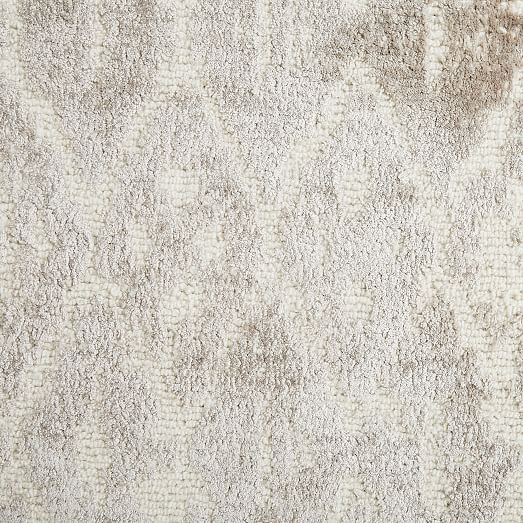 Foil Diamonds Distressed Rug west elm
