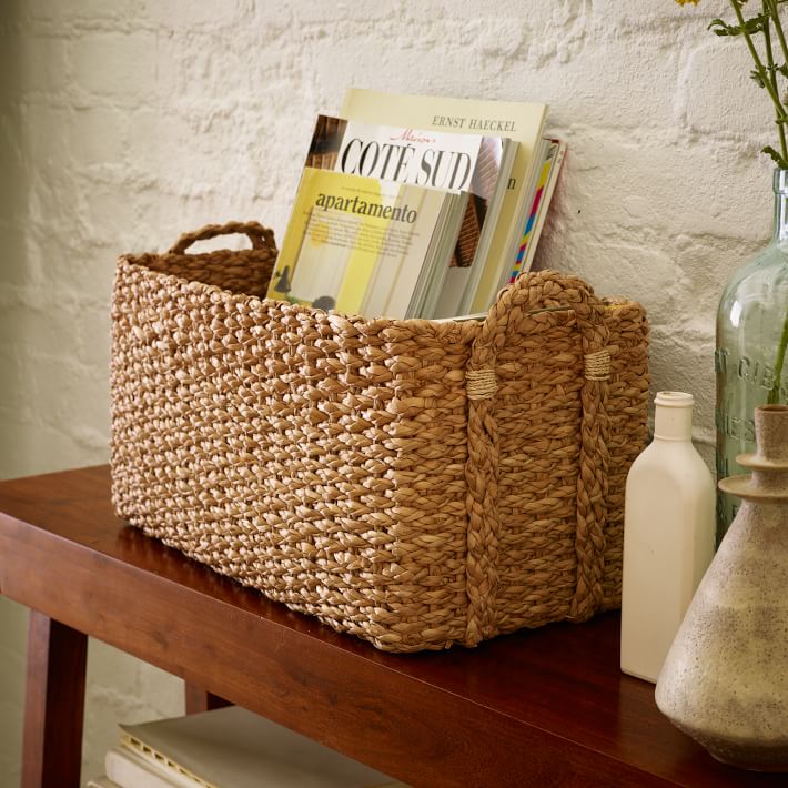 Braided Console Basket | west elm