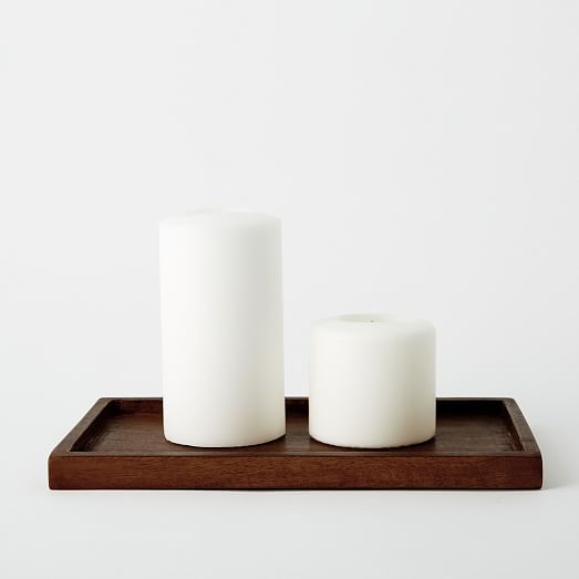 Wood Candle Trays west elm