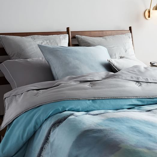 400ThreadCount Sateen Colorscape Duvet Cover west elm