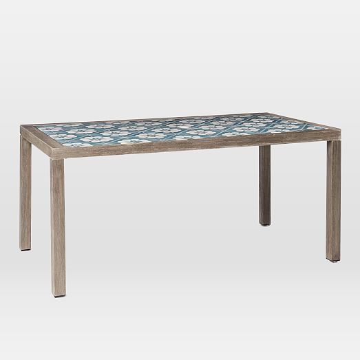 Mosaic Tiled Outdoor Dining Table west elm