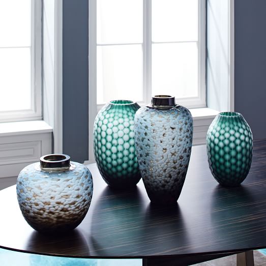 Patterned Glass Vases west elm